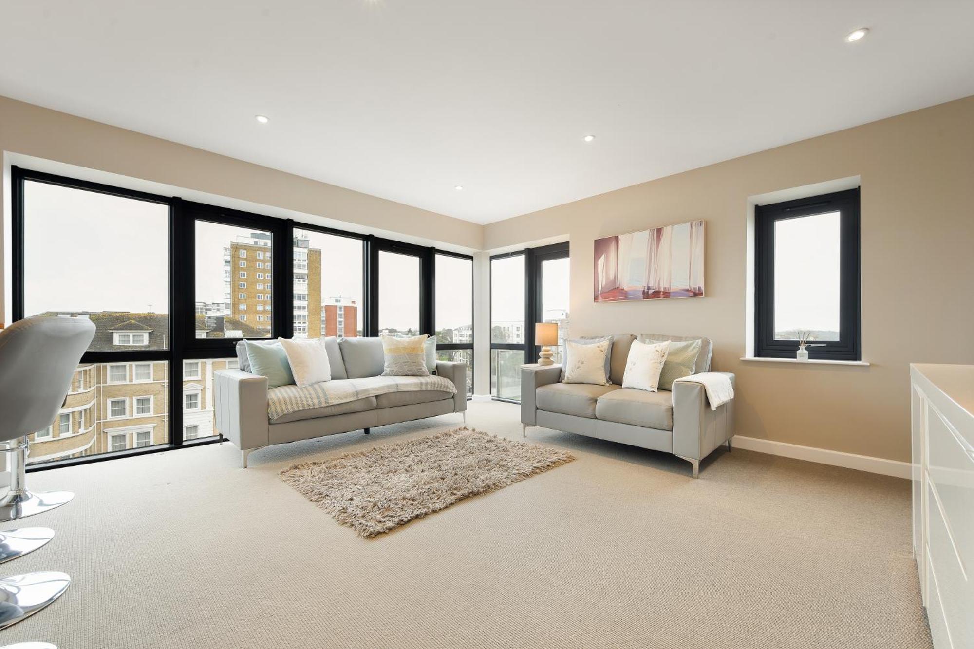 Westcliff Penthouse With Sea Views And Balcony Appartement Bournemouth Buitenkant foto